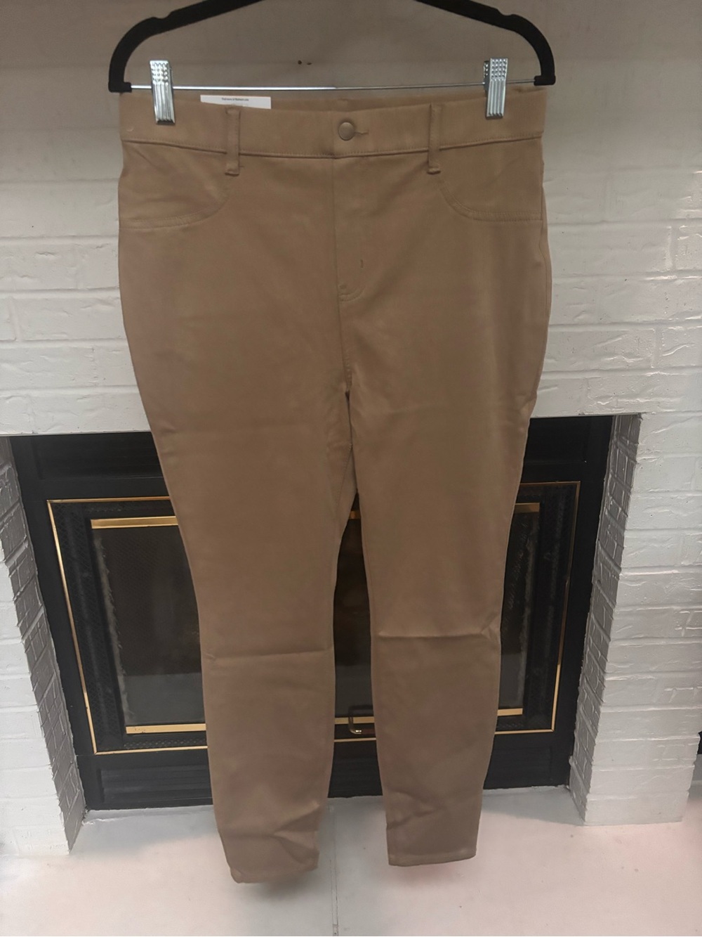 Time and Tru Women's Straight Leg Pants in Tan